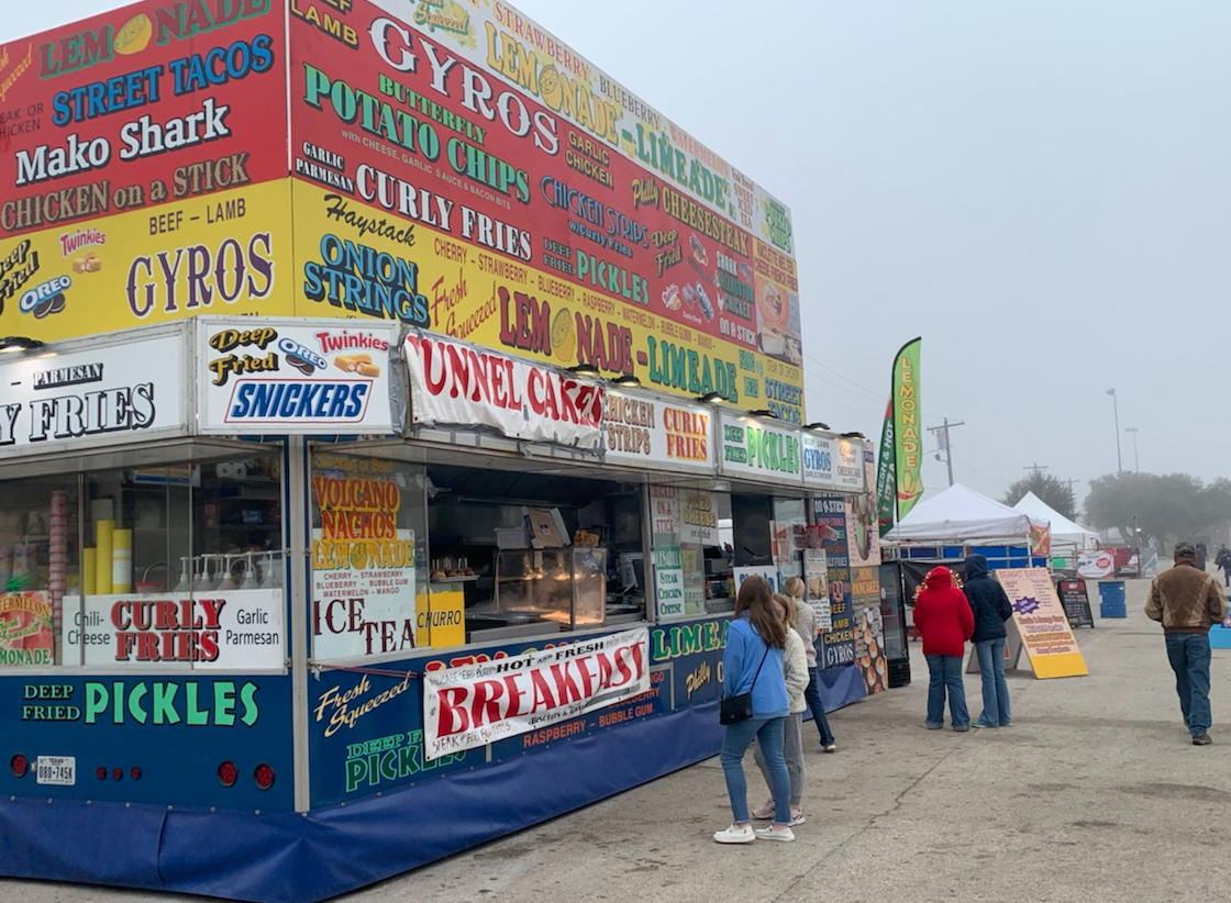 Carnival Food at the Livestock Show Carnival Food at the Livestock Show