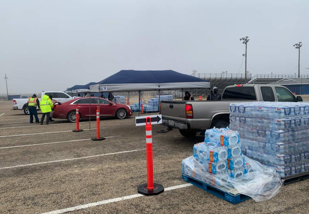 North Side Residents Flock to Lake View Stadium for Free Water