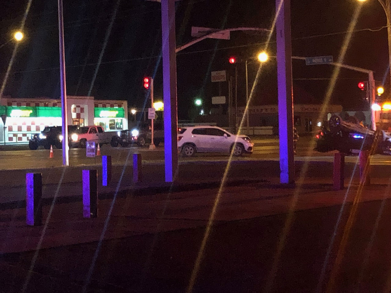 How does one flip an SUV on South Bryant?