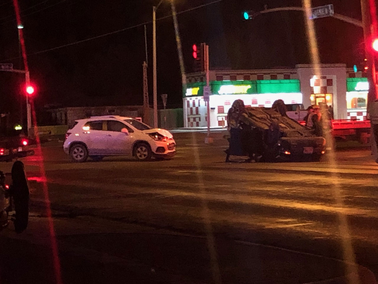 How does one flip an SUV on South Bryant?