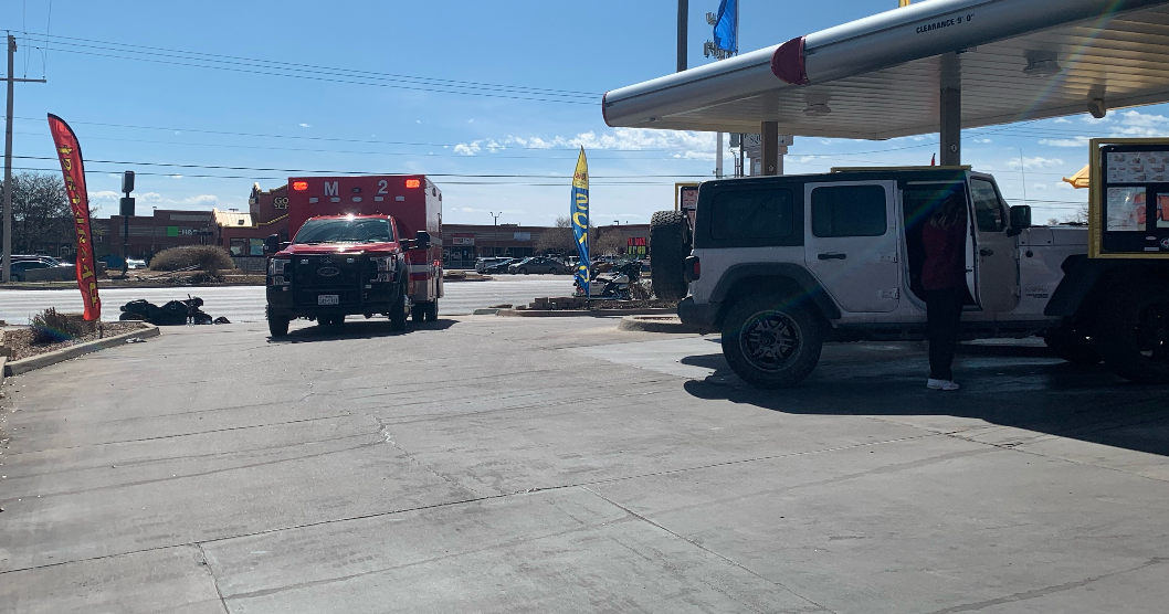 Motorcycle Crash at Sonic