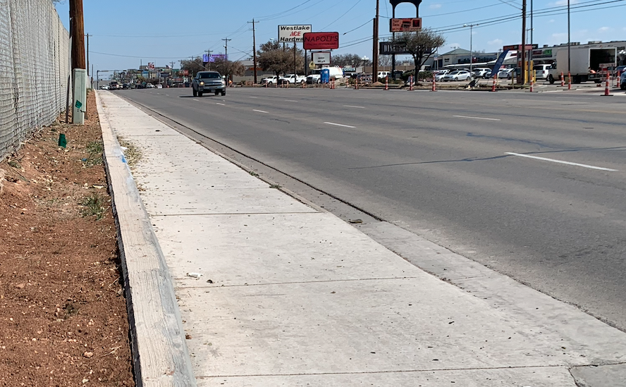 New Sidewalks Installed on Knickerbocker Rd.