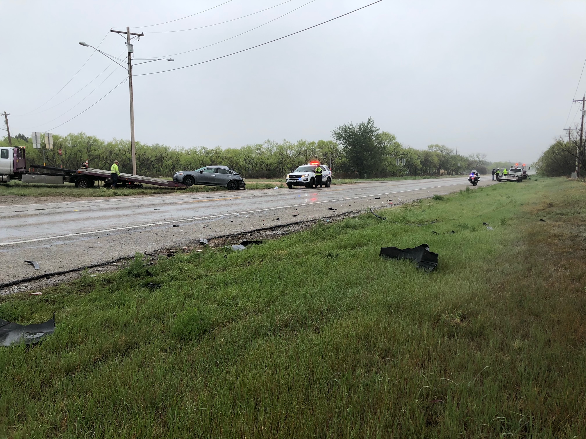 Pregnant Woman Injured in High Speed Crash (LIVE! Photo/Sonia Ramirez)