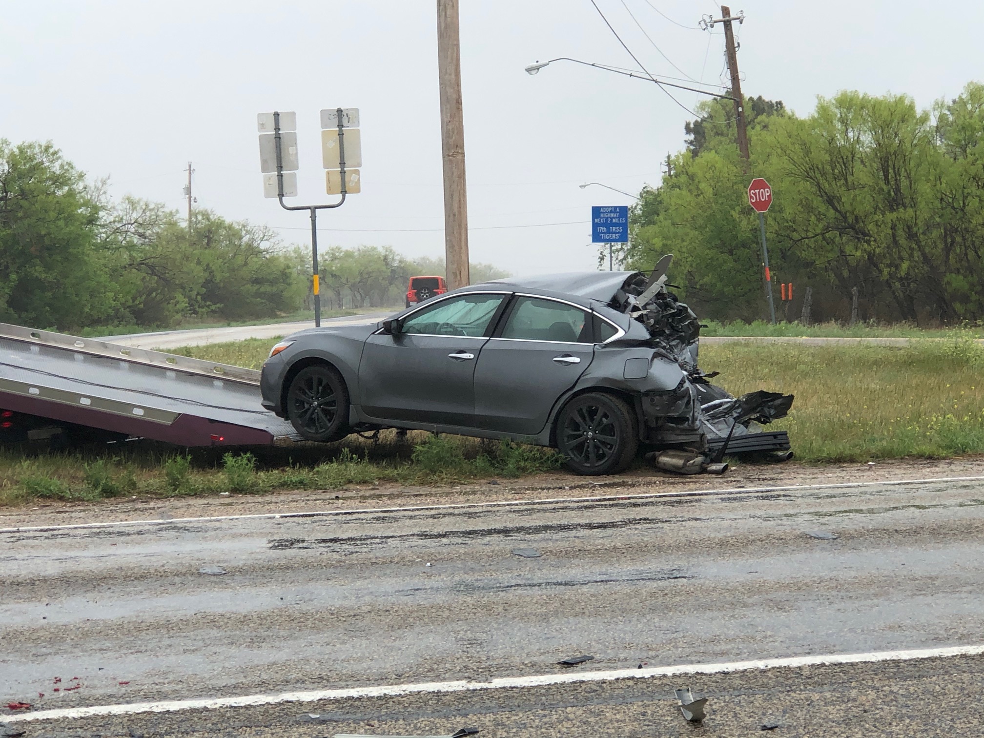 Pregnant Woman Injured in High Speed Crash (LIVE! Photo/Sonia Ramirez)