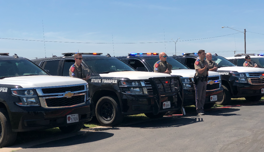 Law Enforcement Showing Respect