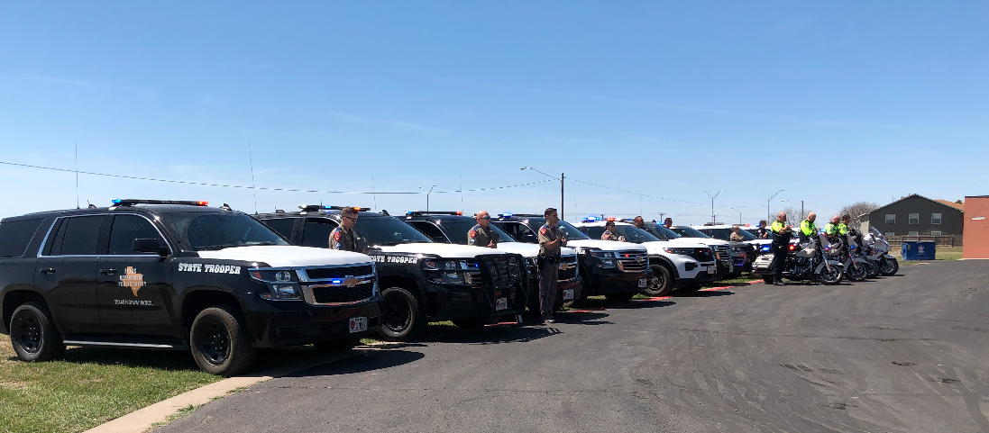 Law Enforcement Showing Respect