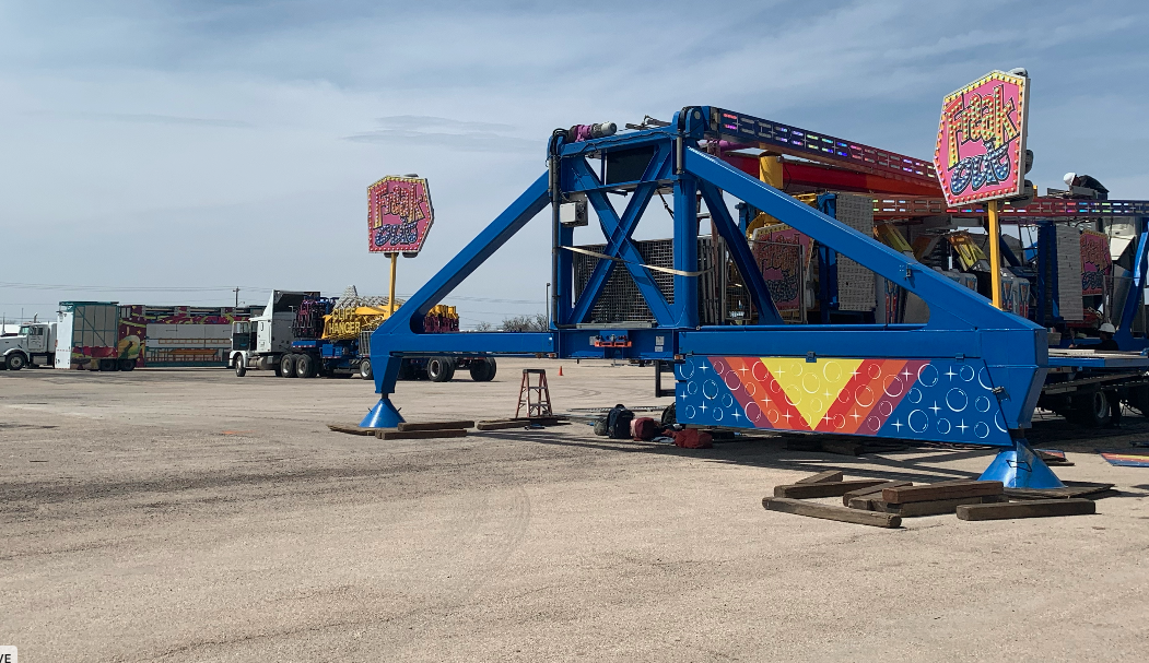 2021 Western Shamrock Carnival Being Set Up 2021 Western Shamrock Carnival Being Set Up