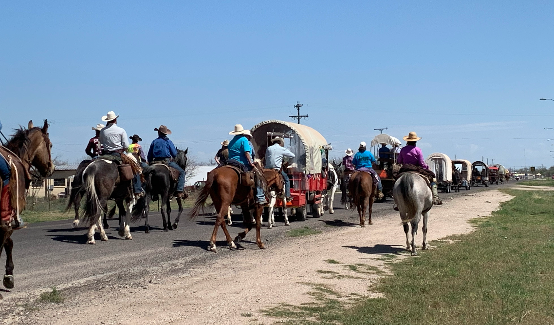 Santa Fe Trail Ride Enters San Angelo Santa Fe Trail Ride Enters San Angelo