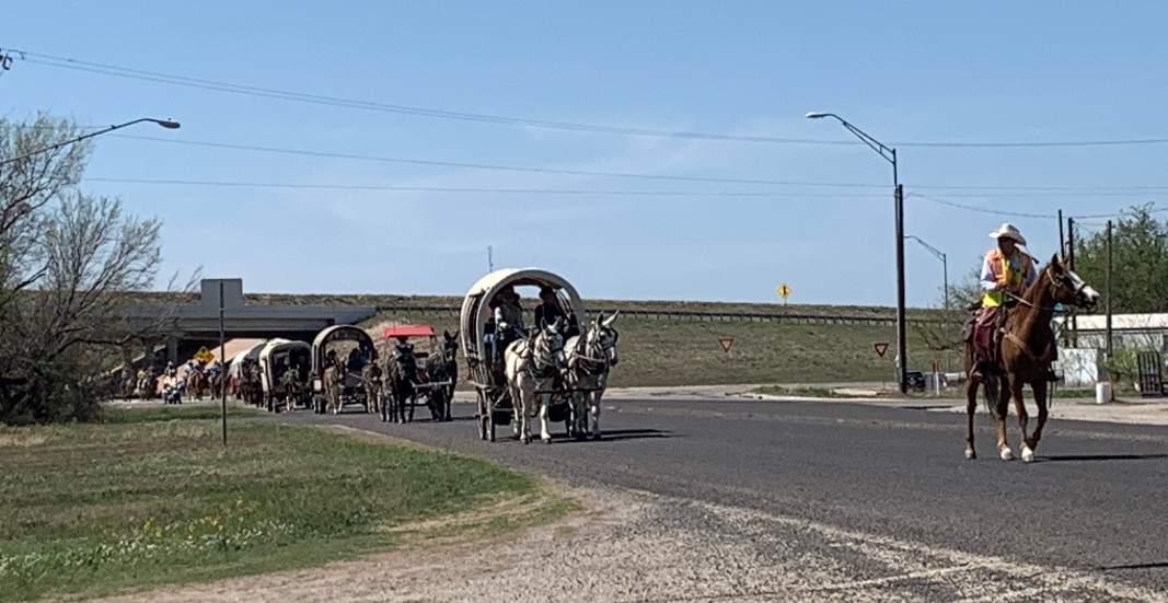 Santa Fe Trail Ride Enters San Angelo Santa Fe Trail Ride Enters San Angelo