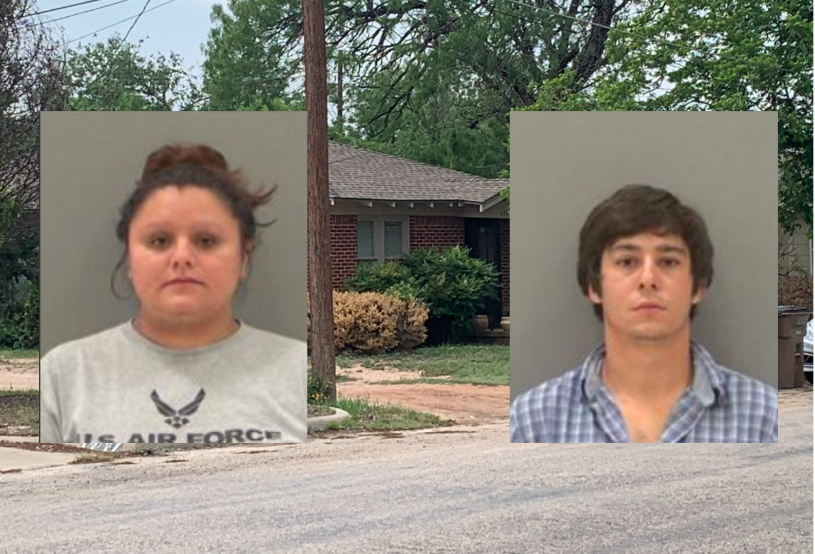 Allyson Fly (L) Jared McGuffin (R) Location of Drug Bust (B) Allyson Fly (L) Jared McGuffin (R) Location of Drug Bust (B)
