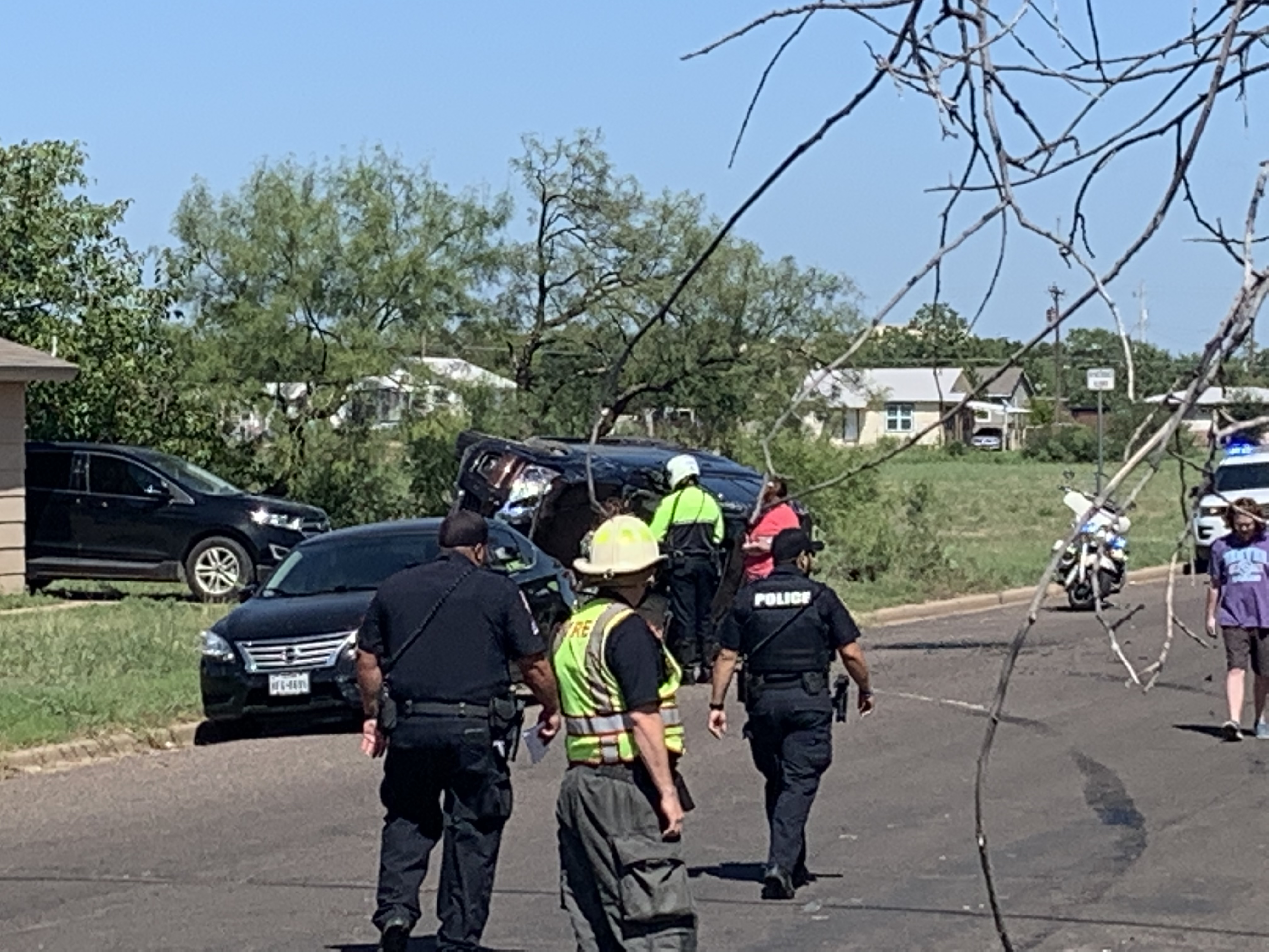 Rollover Crash on 42nd and Travis