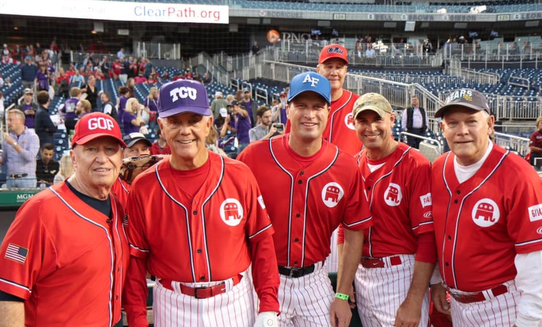 Members of the 2021 Republican Congressional Baseball Team