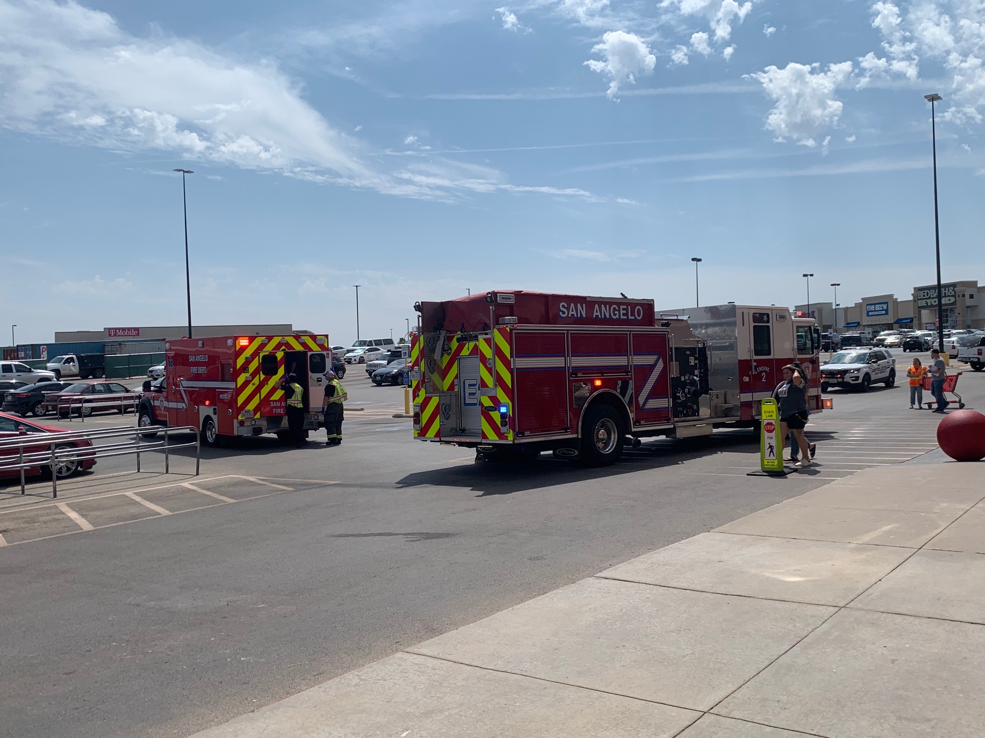 Tahoe/Pedestrian Crash at Target (LIVE! Photo/Matt Trammell) Tahoe/Pedestrian Crash at Target (LIVE! Photo/Matt Trammell)