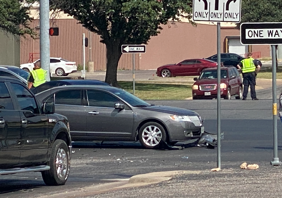 Crash 19th and N. Bryant on Oct. 12, 2021