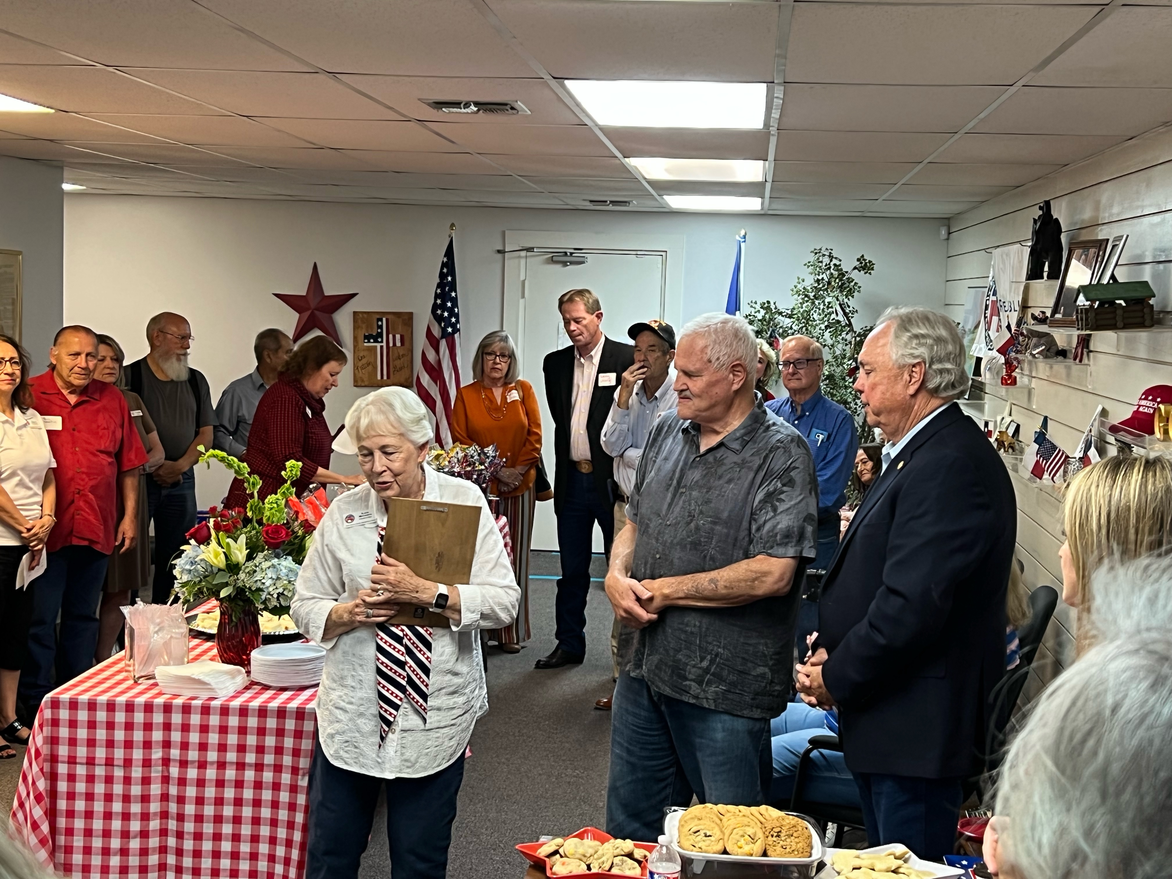 Ribbon Cutting for the new Tom Greene County Republican headquarters Ribbon Cutting for the new Tom Greene County Republican headquarters