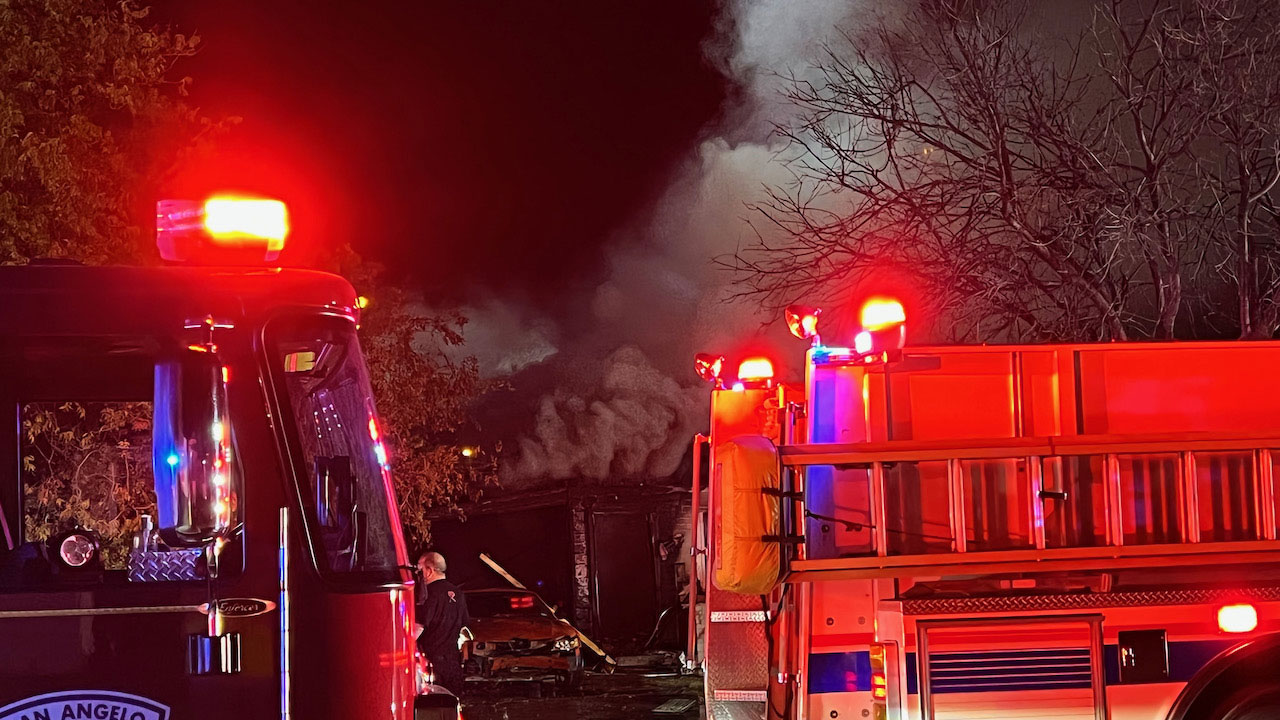 Firefighters Subdue Fully Engulfed House Fire Following Reported Explosion