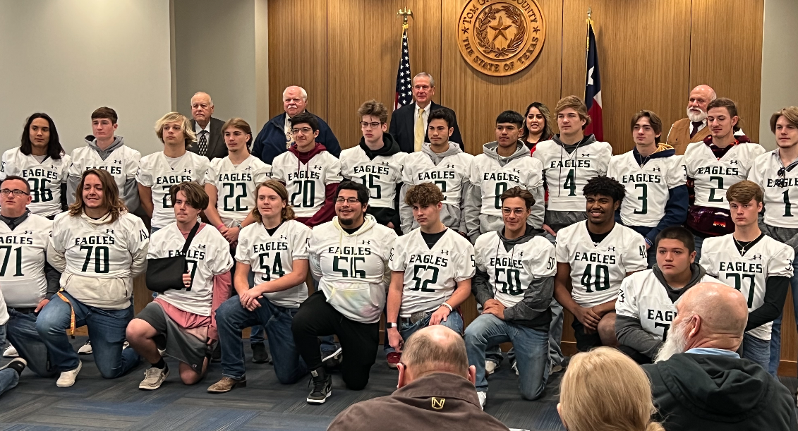 District Champions Grape Creek Eagles and the Tom Green County Commissioners Court District Champions Grape Creek Eagles and the Tom Green County Commissioners Court