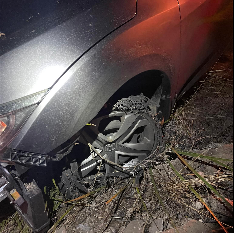 Ramirez Crashed Car Running from Sheriffs Deputies (Contributed/Brewster Co. Sheriffs Office) Ramirez Crashed Car Running from Sheriffs Deputies (Contributed/Brewster Co. Sheriffs Office)
