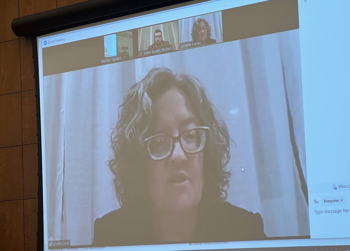 Lynette Lucas at the SMD5 Candidate Forum Lynette Lucas at the SMD5 Candidate Forum