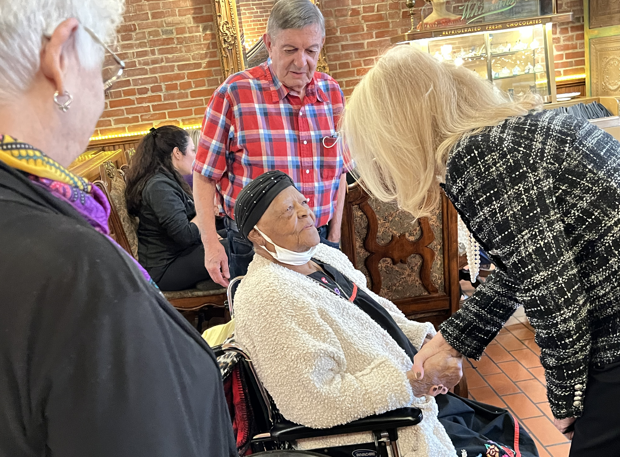 Marie Starks Meeting with Mayor Brenda Gunter