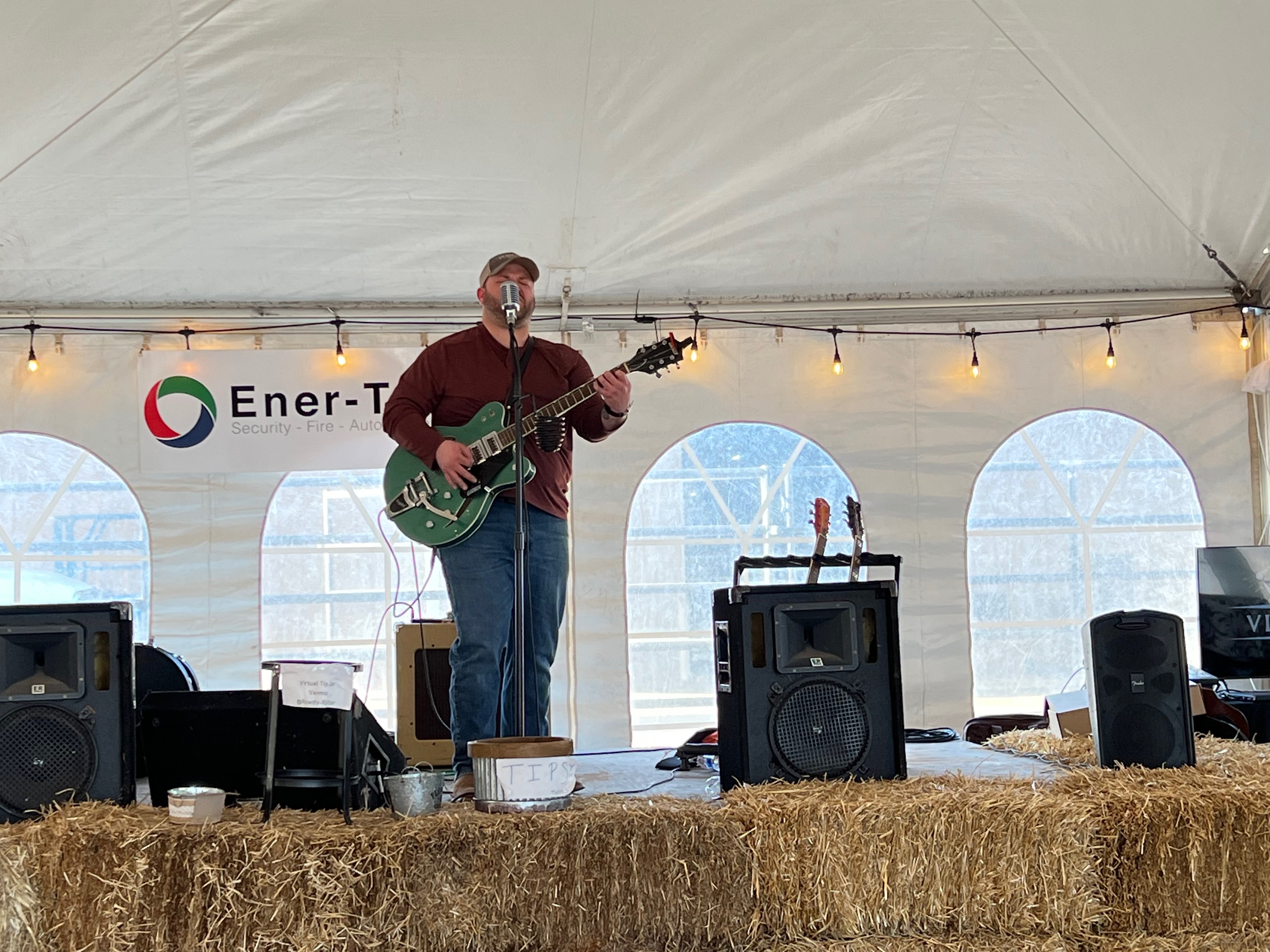 Live music in the win tent at the 2022 San Angelo Rodeo Live music in the win tent at the 2022 San Angelo Rodeo