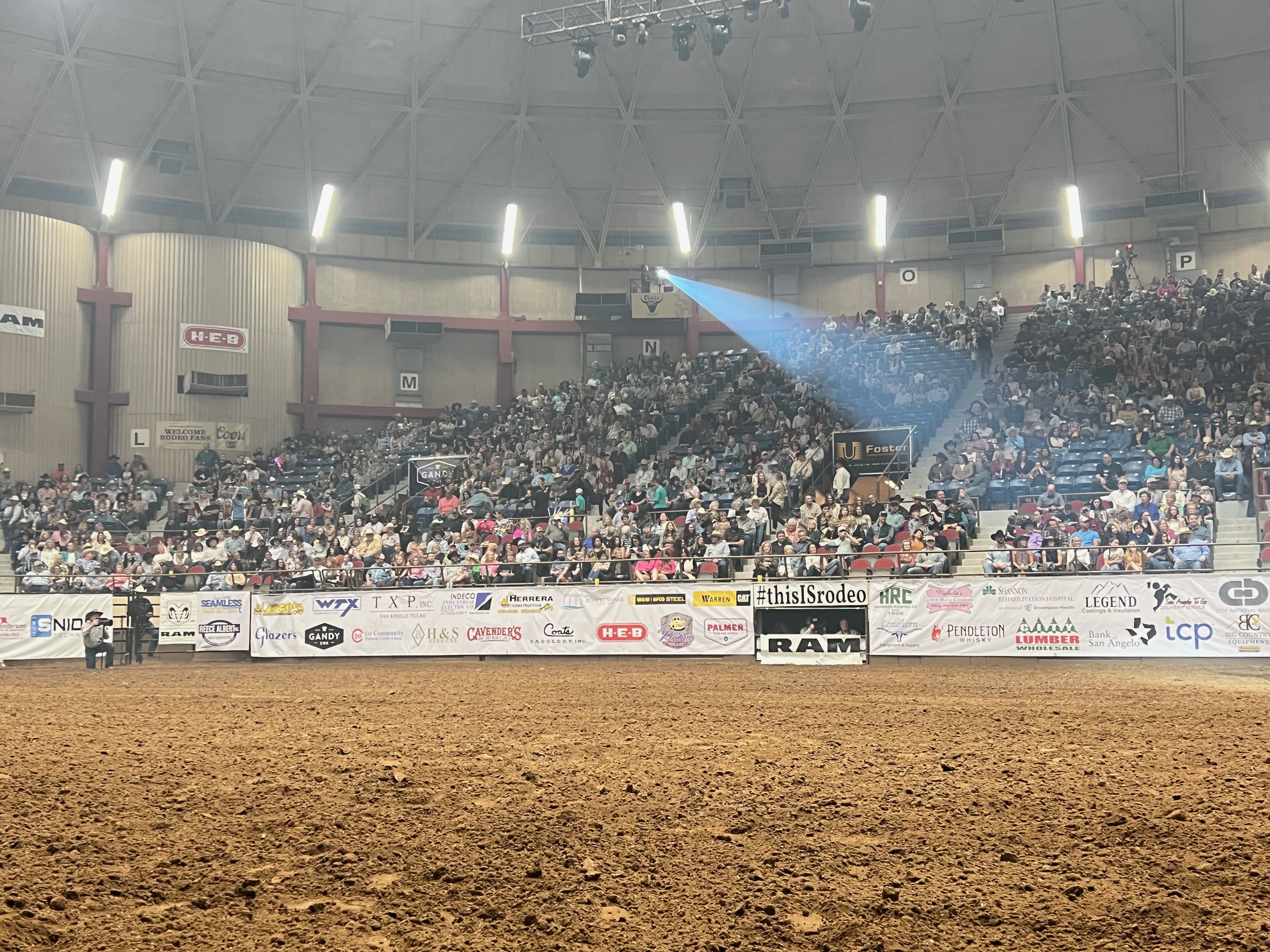 The rodeo arena The rodeo arena
