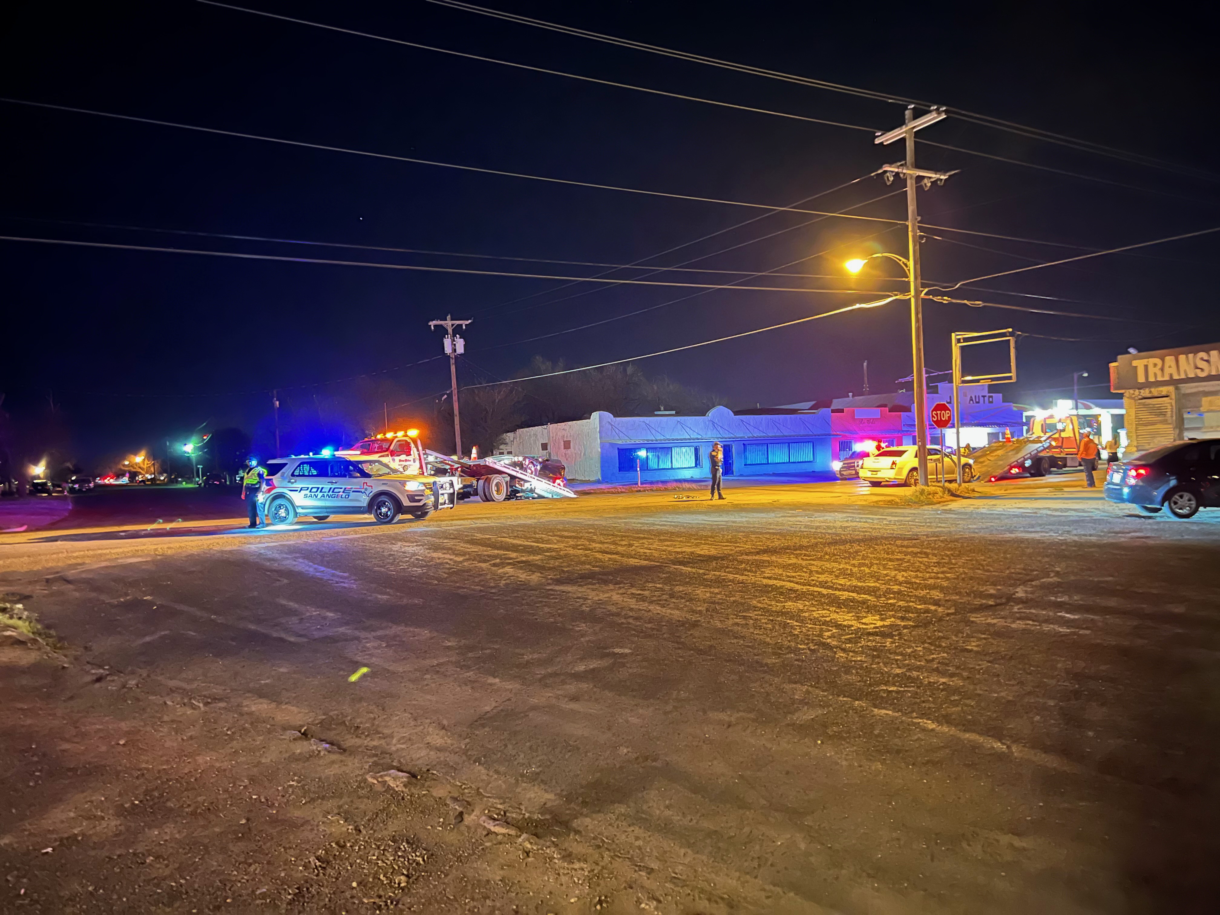 A crash on at 23rd St. and N.. Chadbourne St. after the rodeo on April 1, 2022 A crash on at 23rd St. and N.. Chadbourne St. after the rodeo on April 1, 2022
