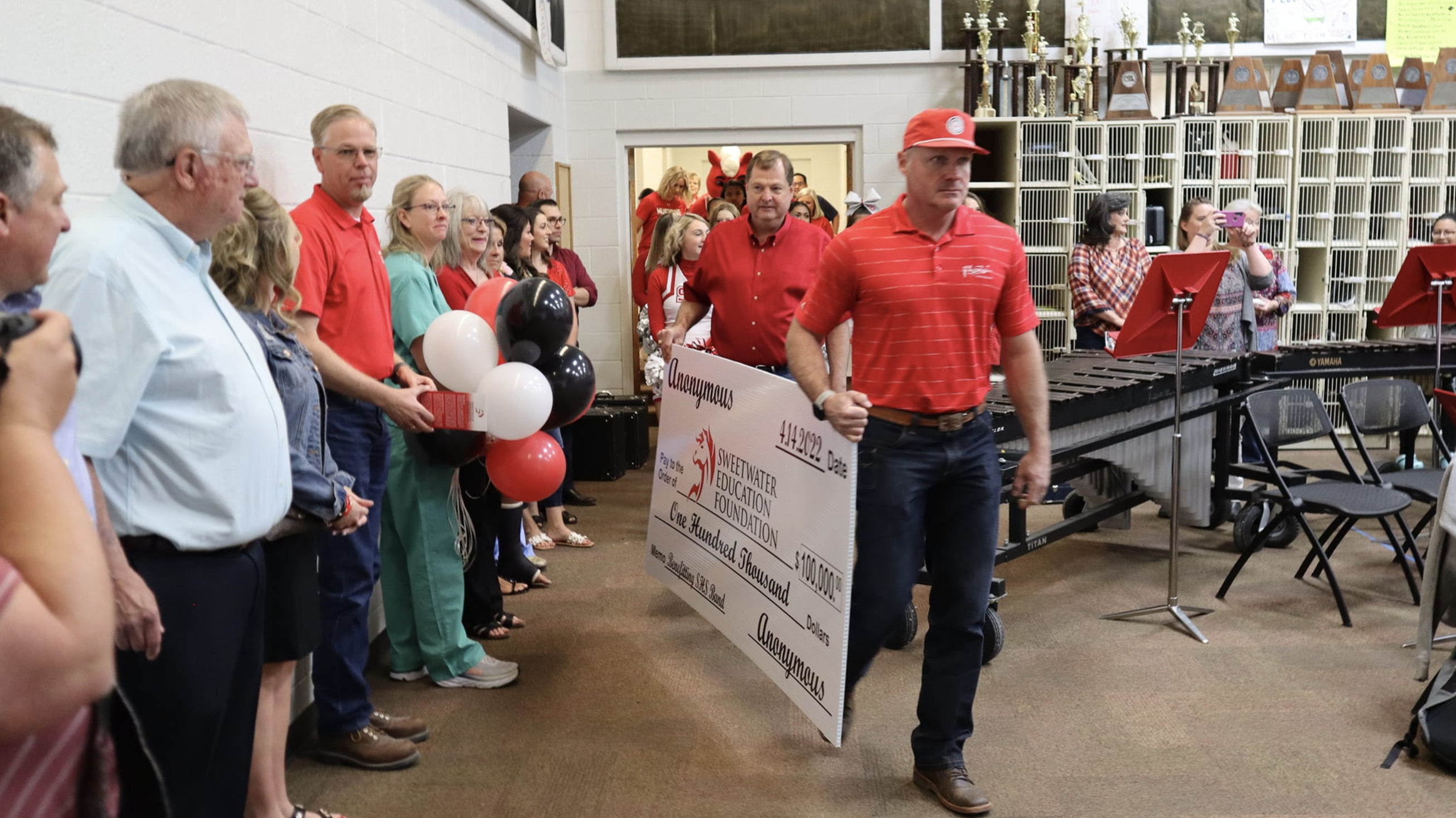 Anonymous Donor Gives Sweetwater Band $100,000