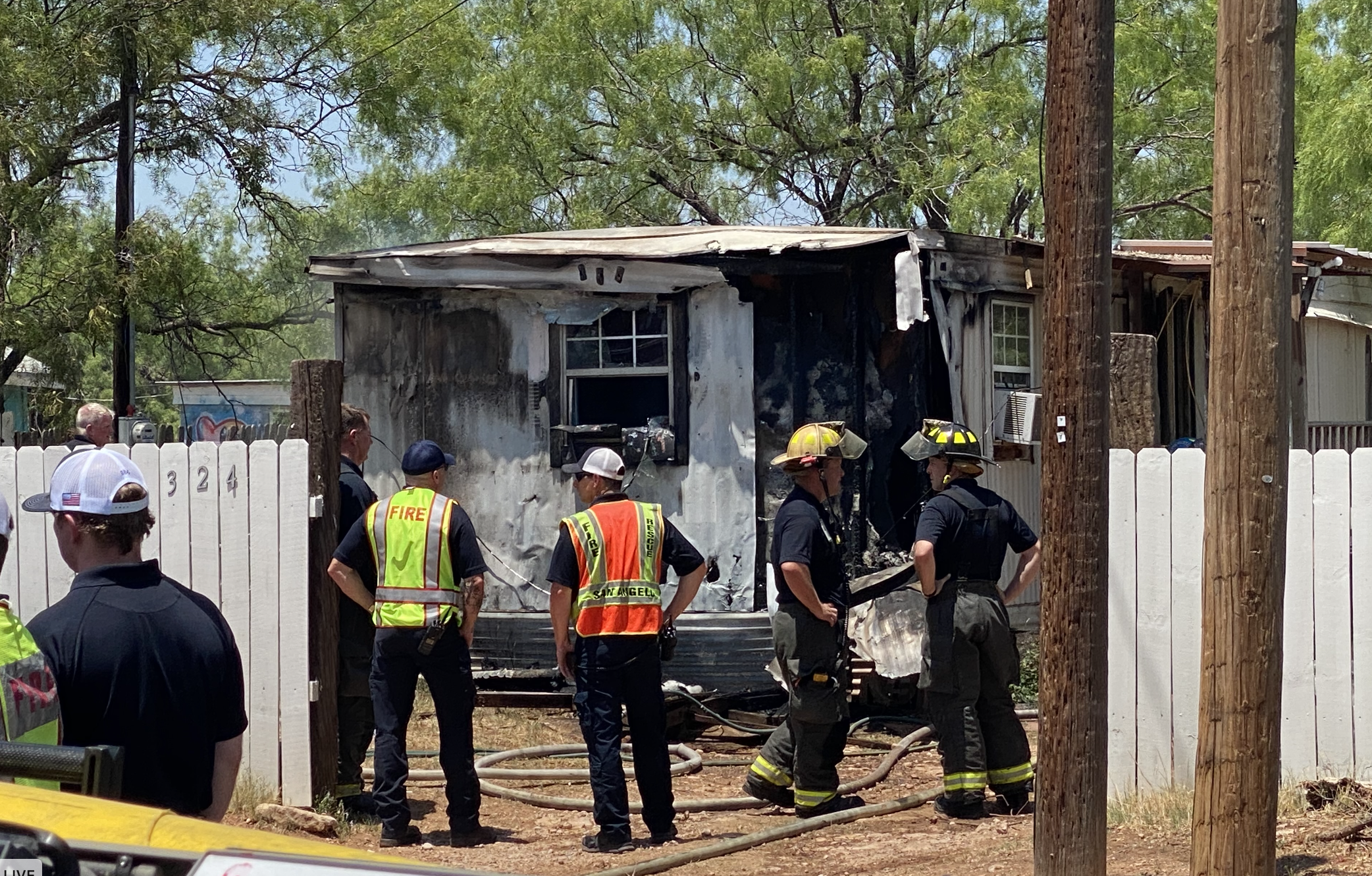 Trailer House Fire on the 300 Block of E 45th St. Trailer House Fire on the 300 Block of E 45th St.