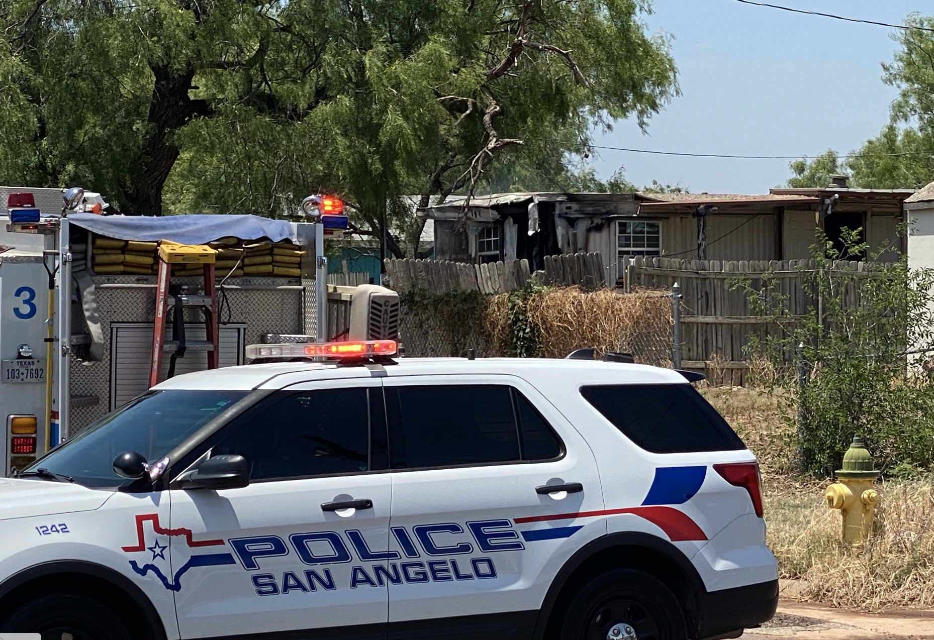 Trailer House Fire on the 300 Block of E 45th St. Trailer House Fire on the 300 Block of E 45th St.