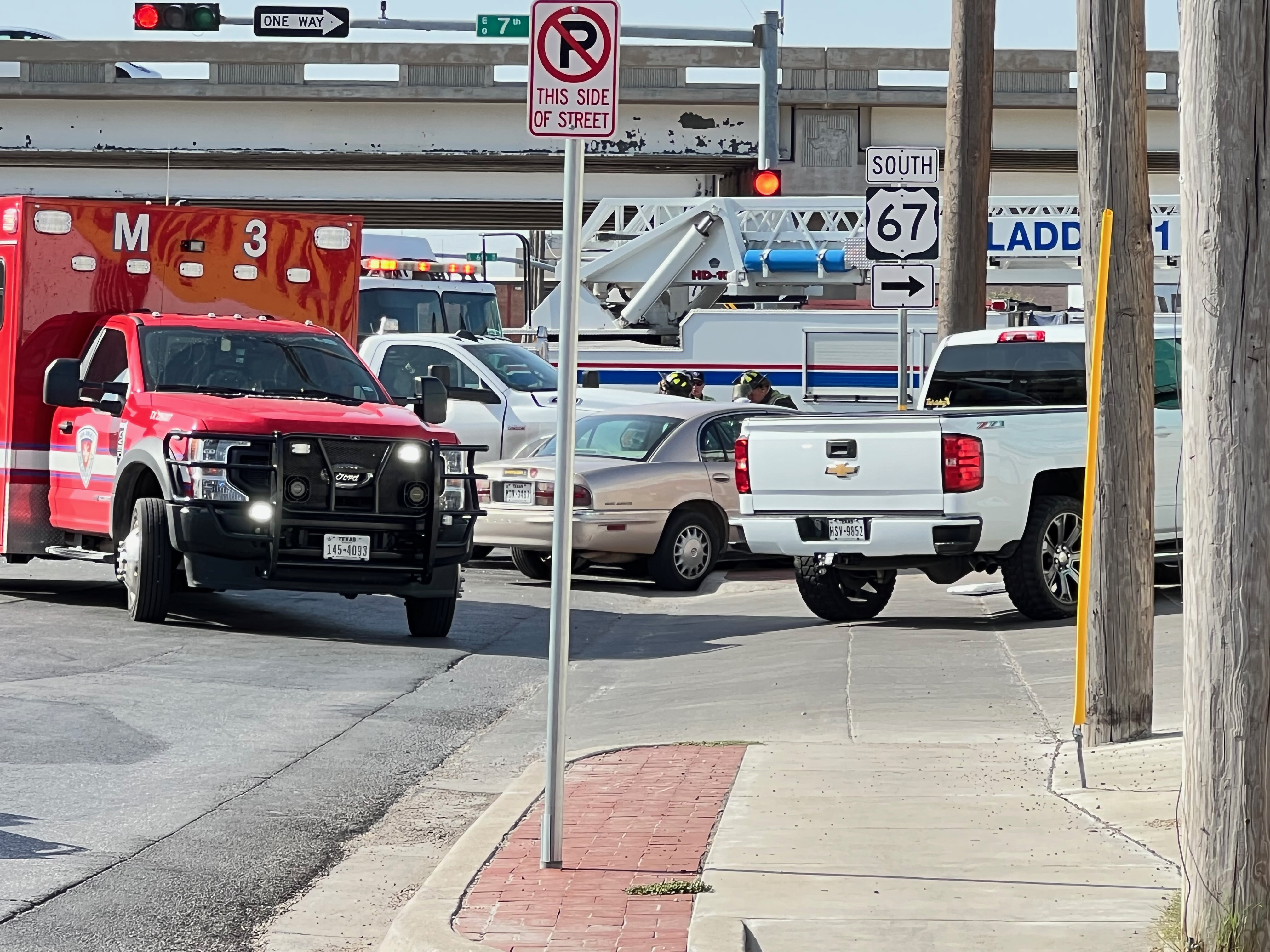 Crash at Chadbourne at 7th St on June 14, 2022