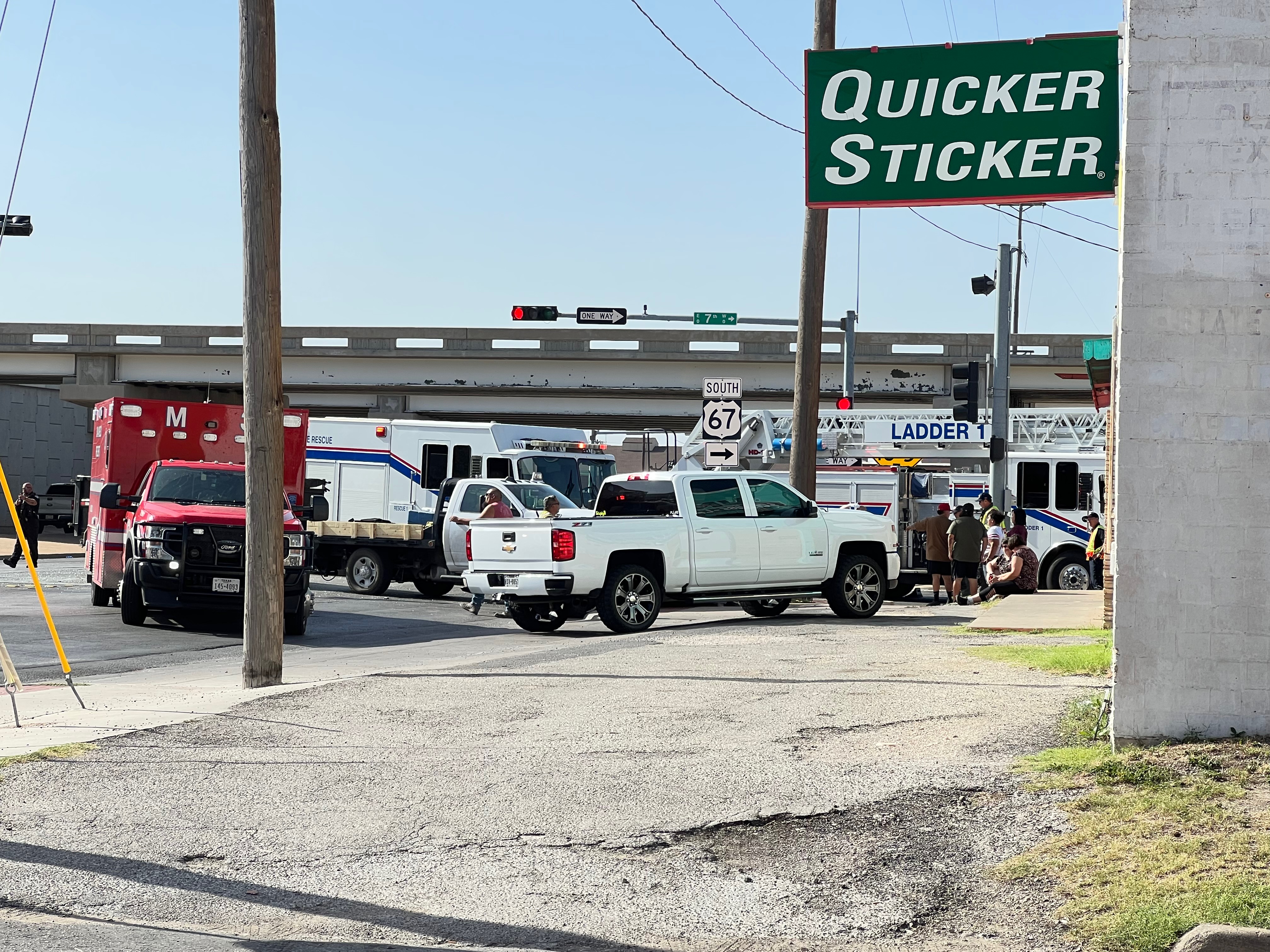 Crash at Chadbourne at 7th St on June 14, 2022