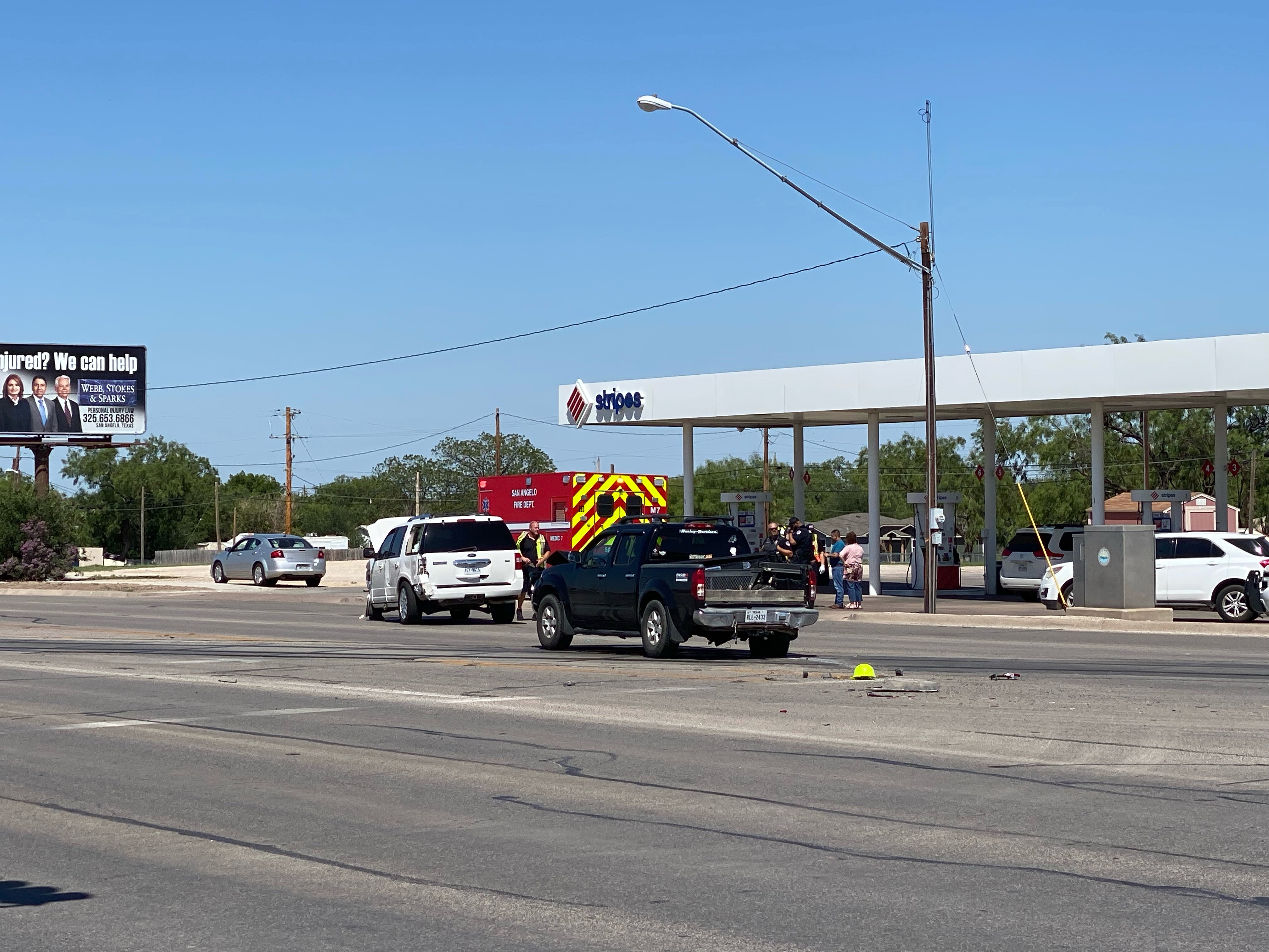 Little Nissan Frontier Collides With a Big Ford Expedition on June 6, 2022