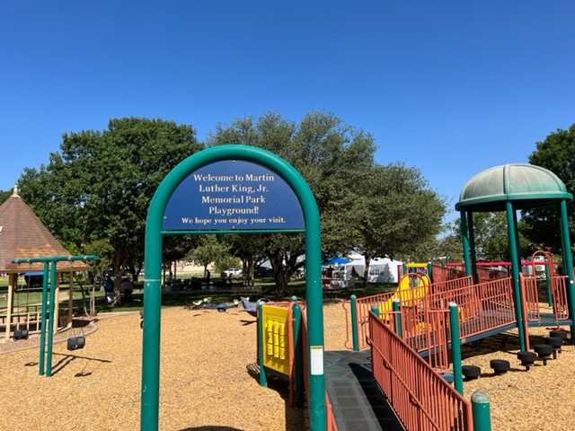 MLK Park Playground Sign (LIVE! Photo/Yantis Green) MLK Park Playground Sign (LIVE! Photo/Yantis Green)
