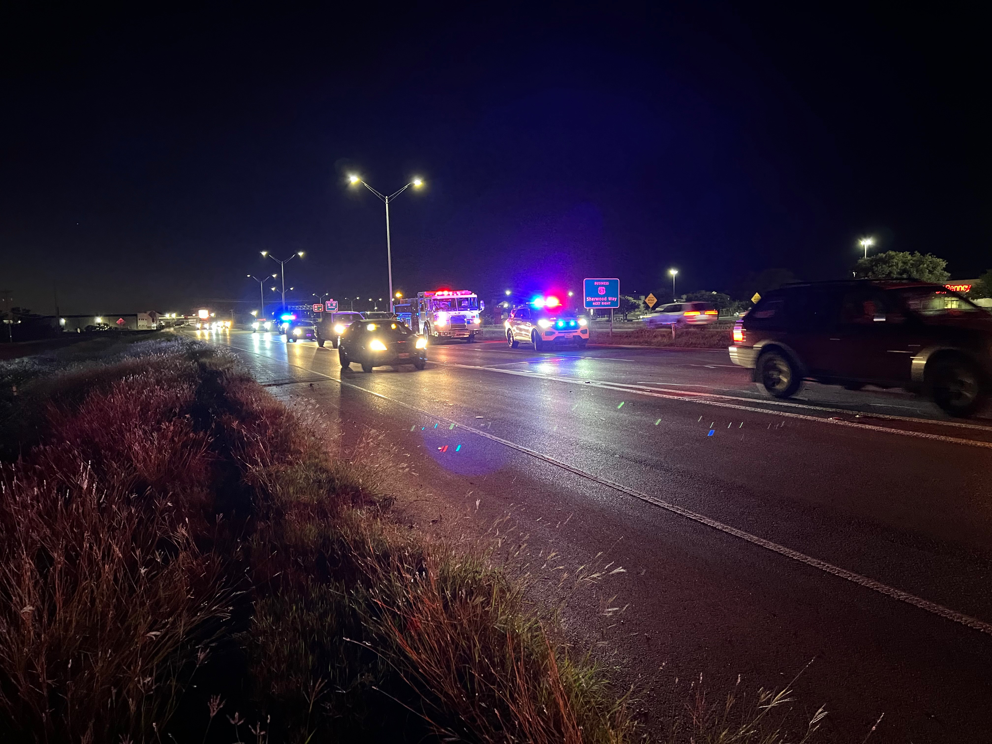 Crash on Loop 306 Near Sunset Exit on Oct. 26, 2022