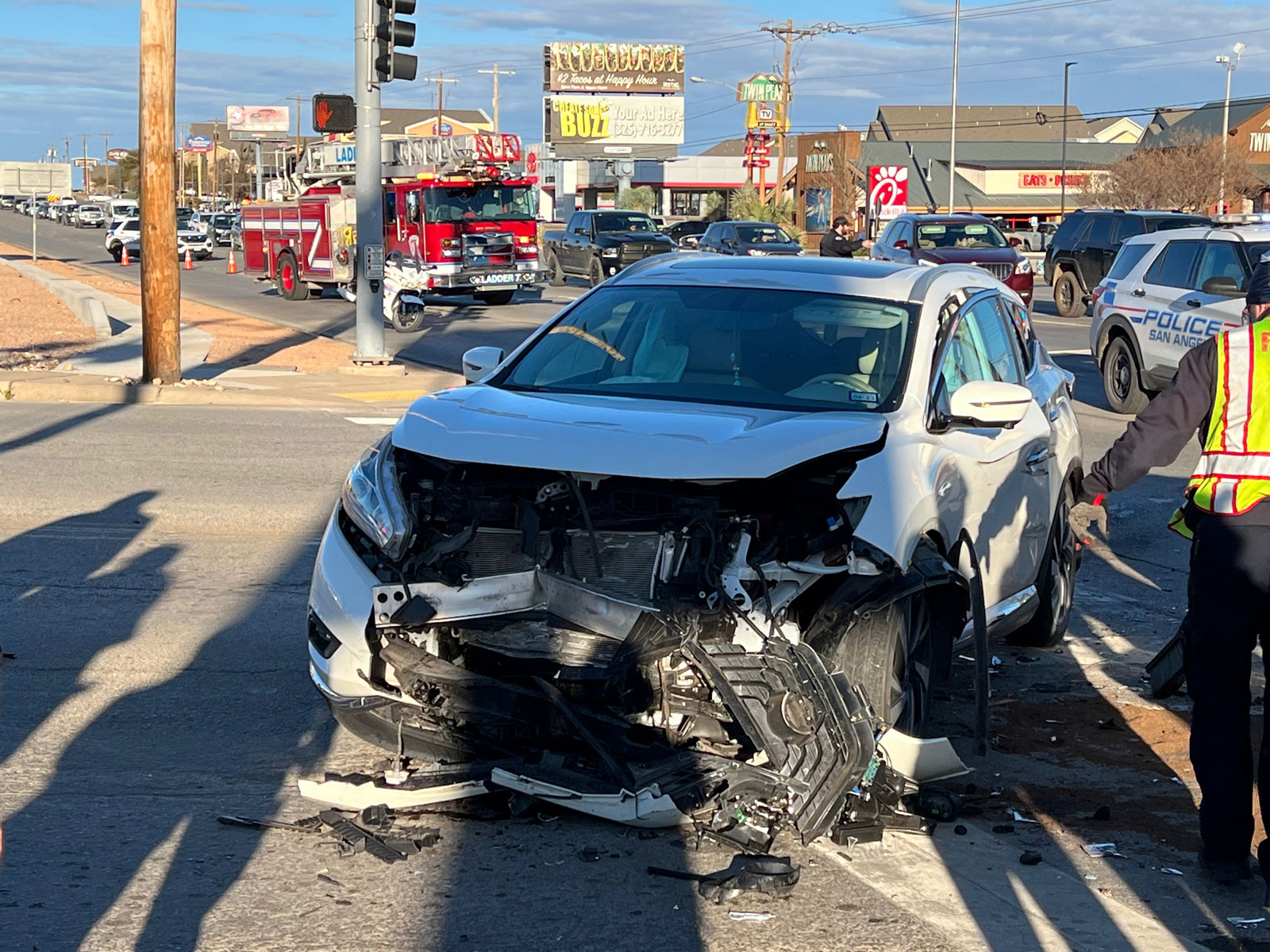 Crash in the Chicken District on Feb. 10, 2023