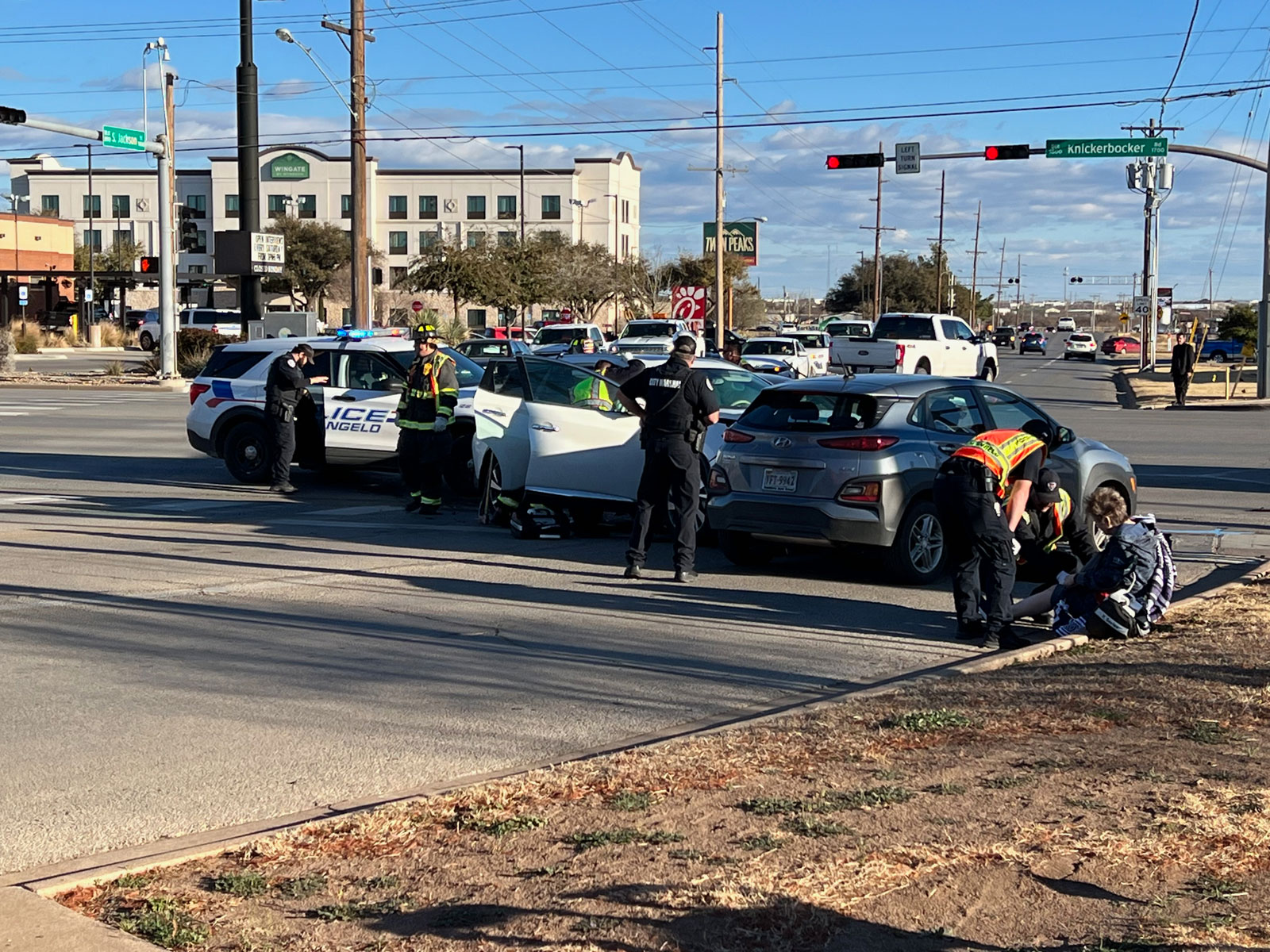 Crash in the Chicken District on Feb. 10, 2023