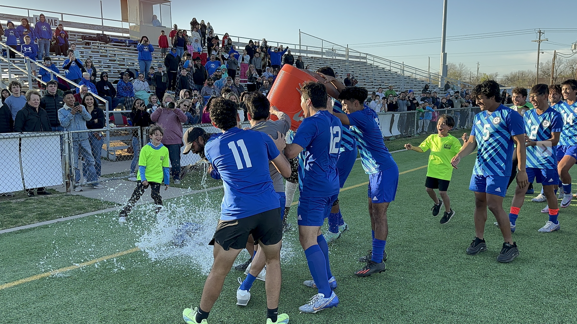 Chiefs Gatorade Bath pt. 3