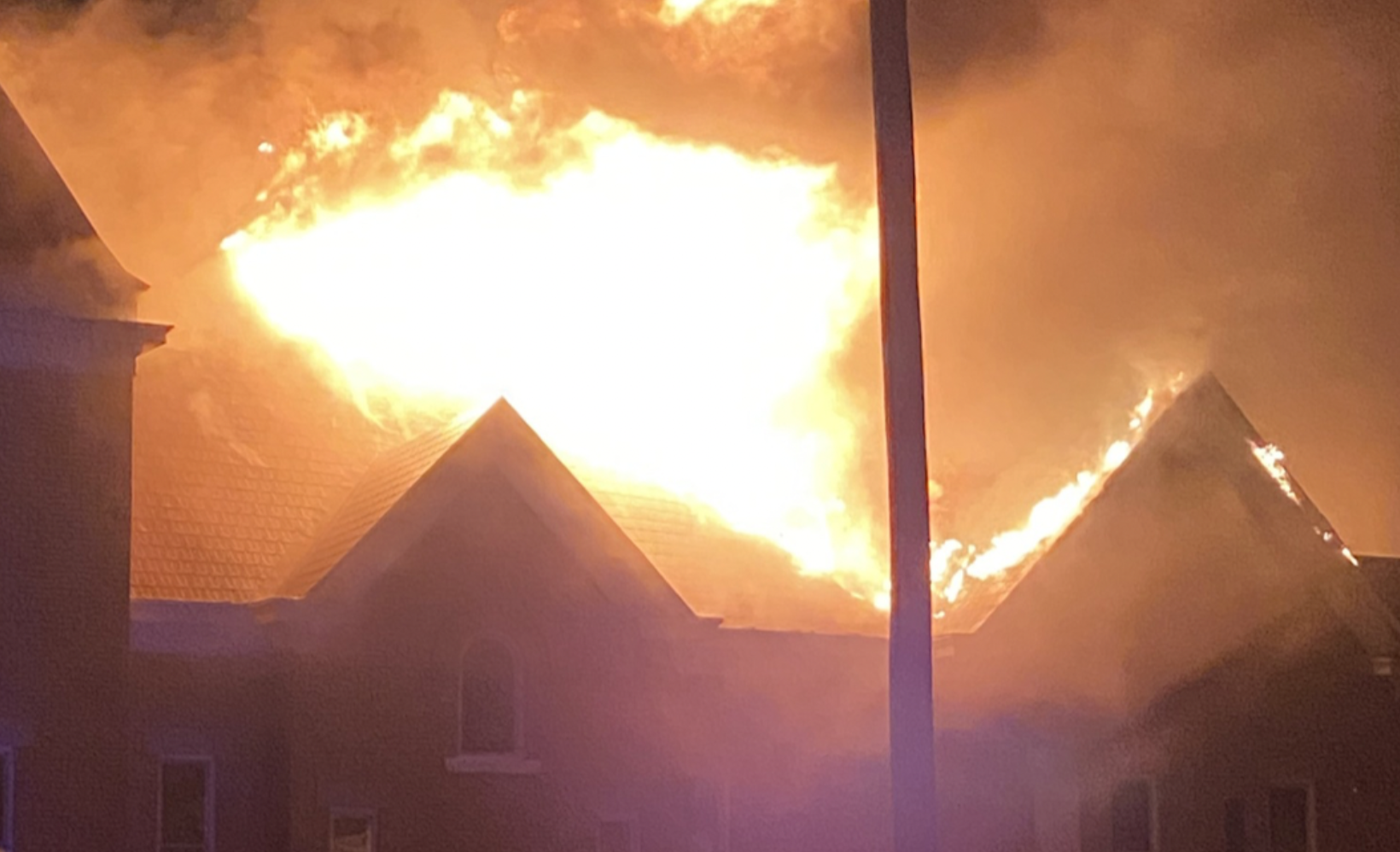First Methodist Church Fire