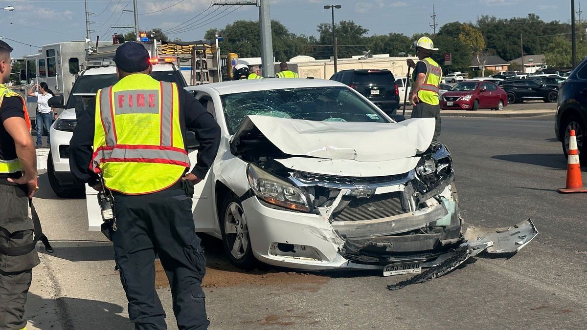 Hyundai Flips In Wild Crash Near Old H-E-B