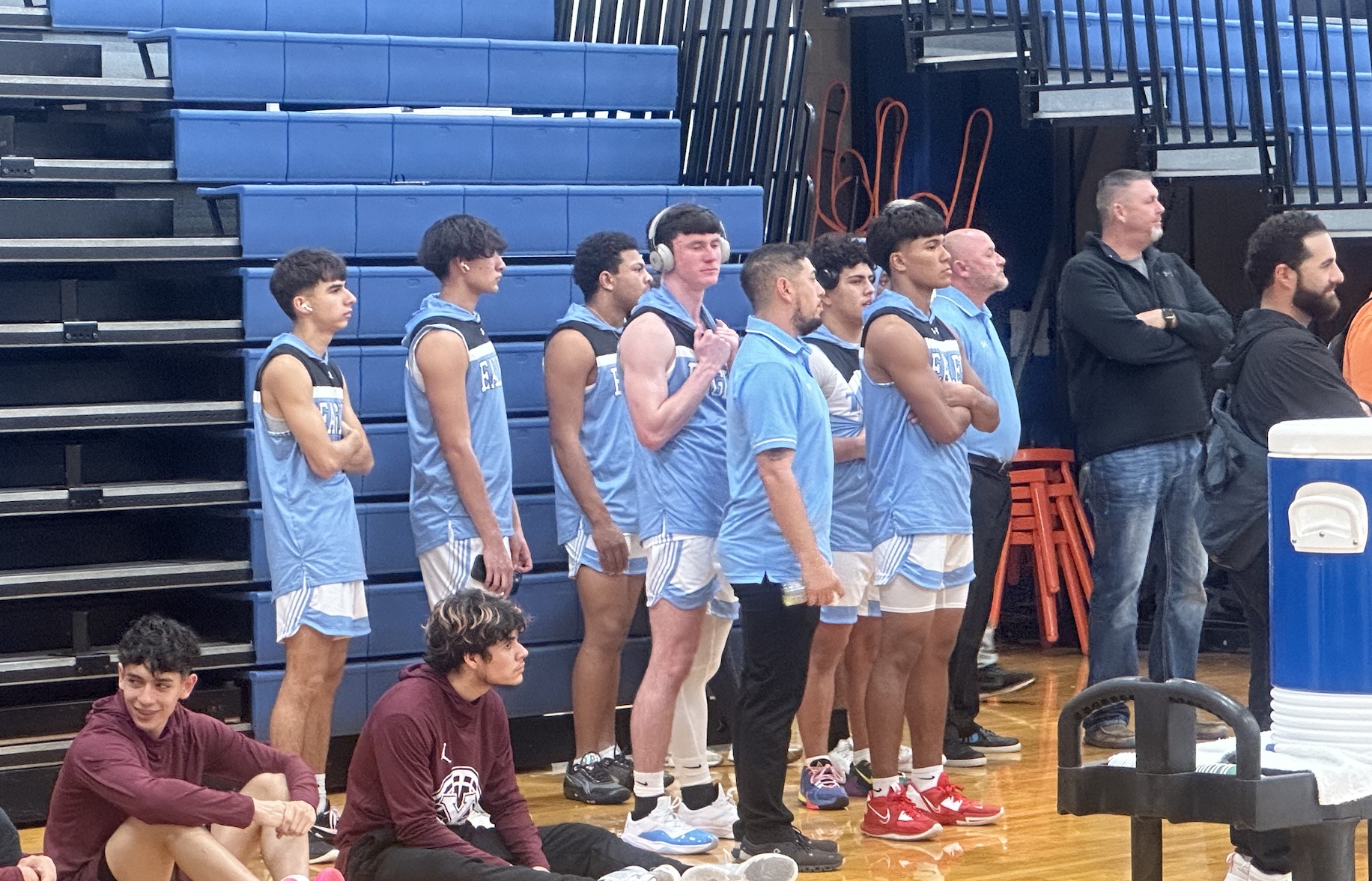 TLCA Eagles before their first round matchup against El Paso Ysleta