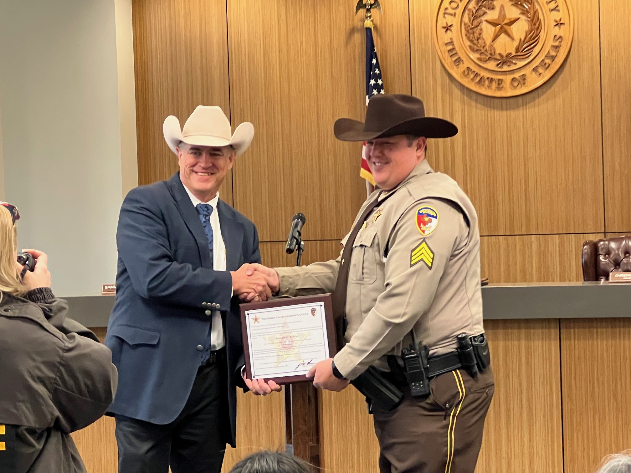 Tom Green Co. Sheriff's Office Celebrates Promotions