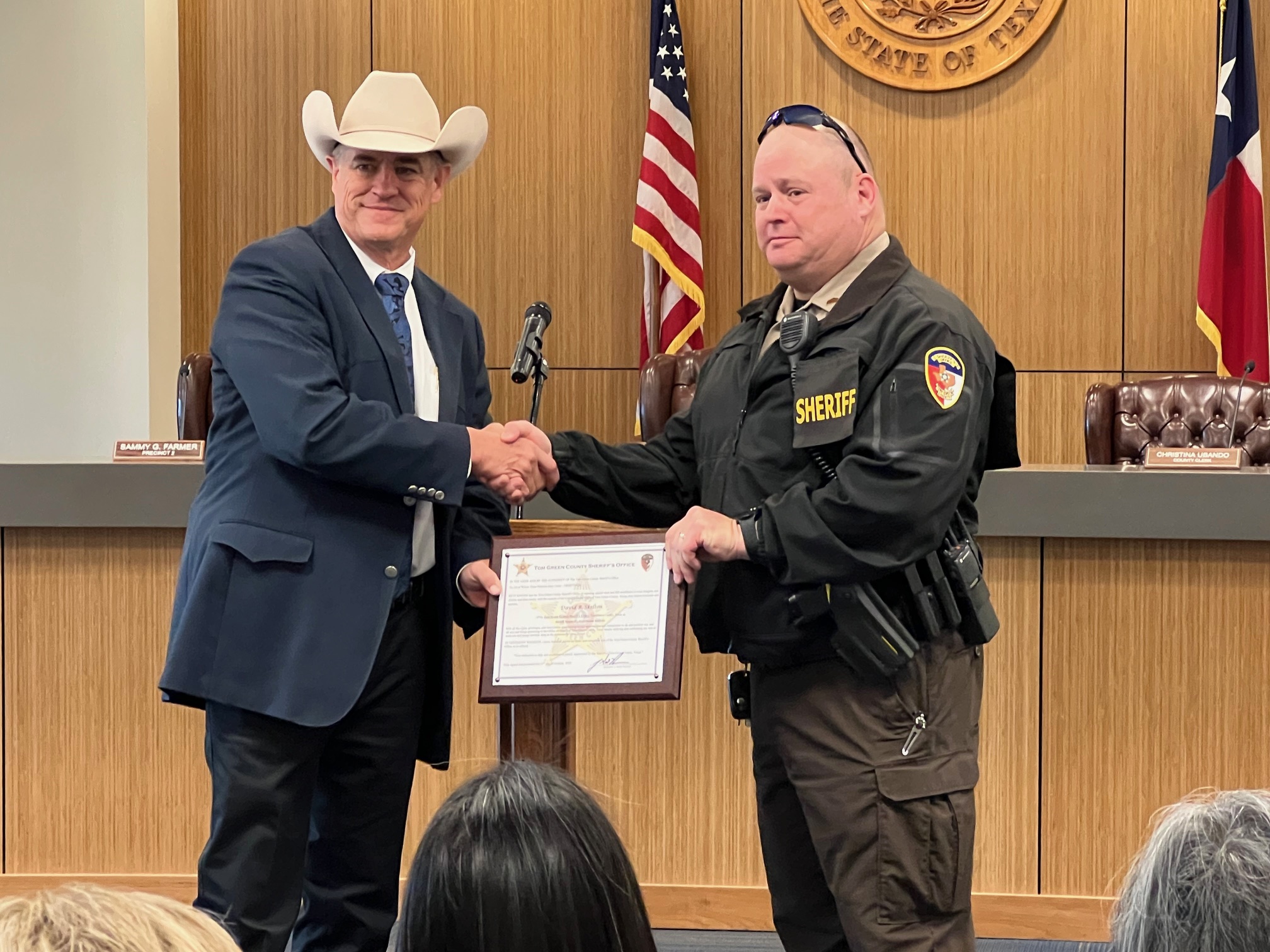 Tom Green Co. Sheriff's Office Celebrates Promotions