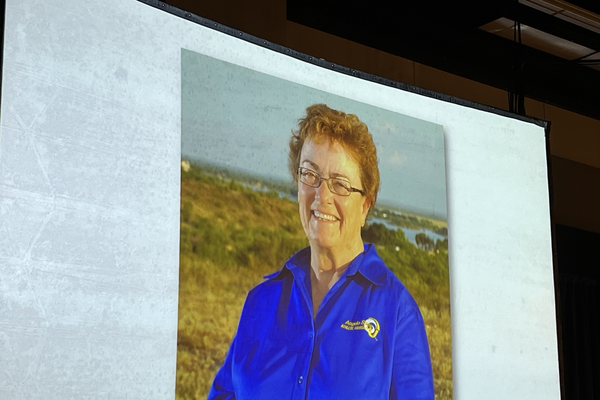 Kathleen Brasfield receives the 2024 San Angelo Citizen of the Year Award