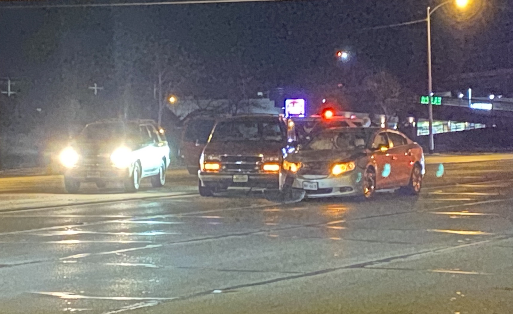 Crash at S Bryant and Ave Y Crash at S Bryant and Ave Y