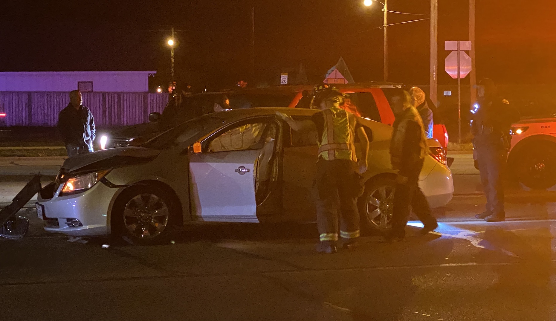 Crash at S Bryant and Ave Y Crash at S Bryant and Ave Y