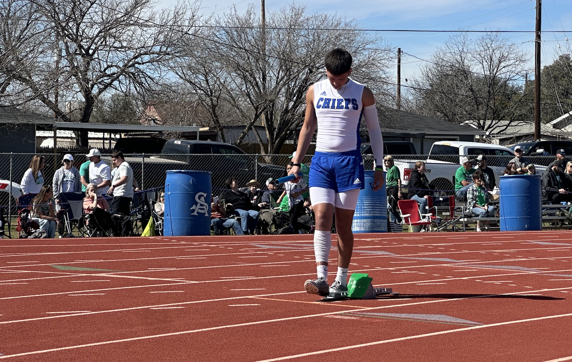Lake View Chiefs at the Nat Sawyer Relays