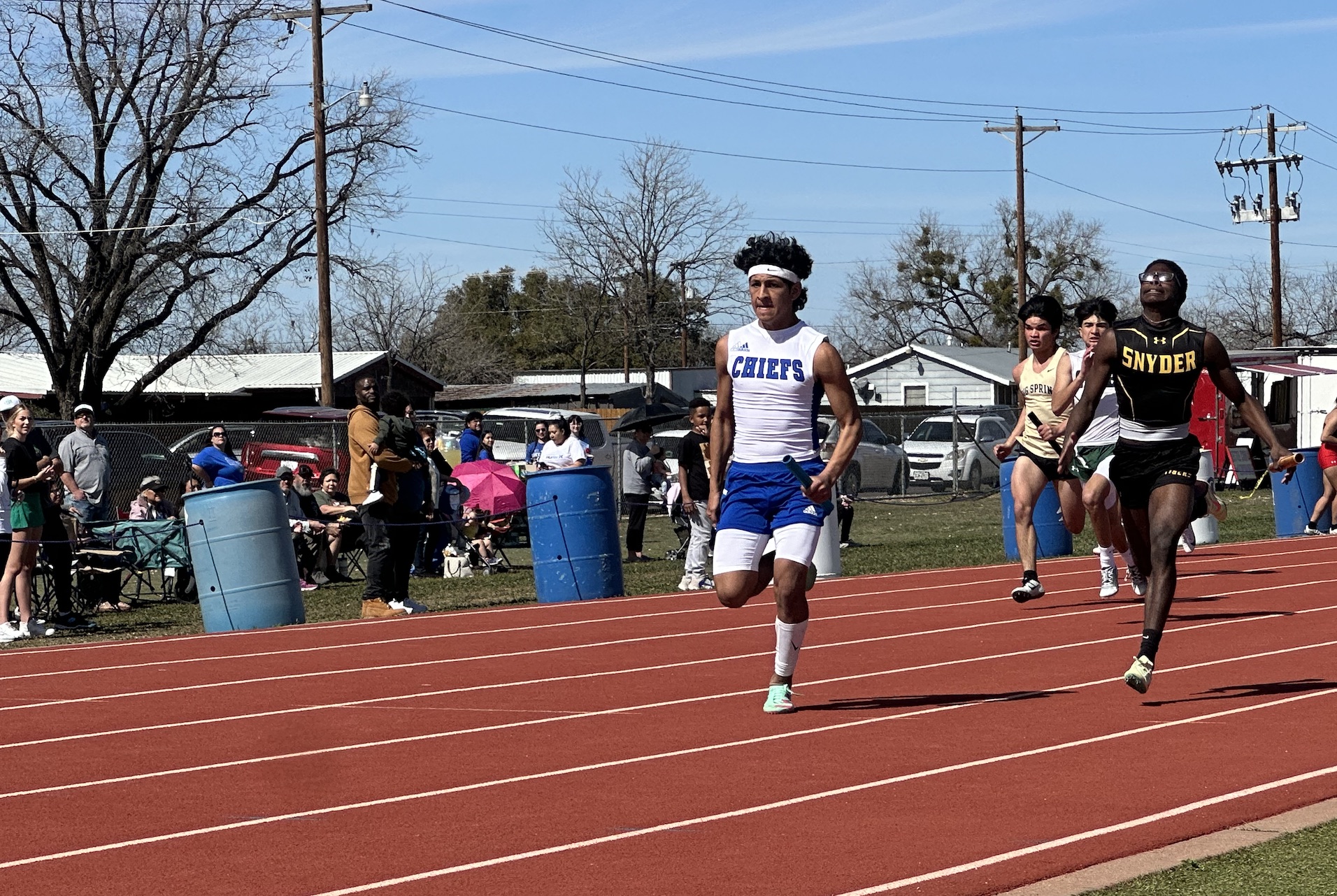 Lake View Chiefs at the Nat Sawyer Relays