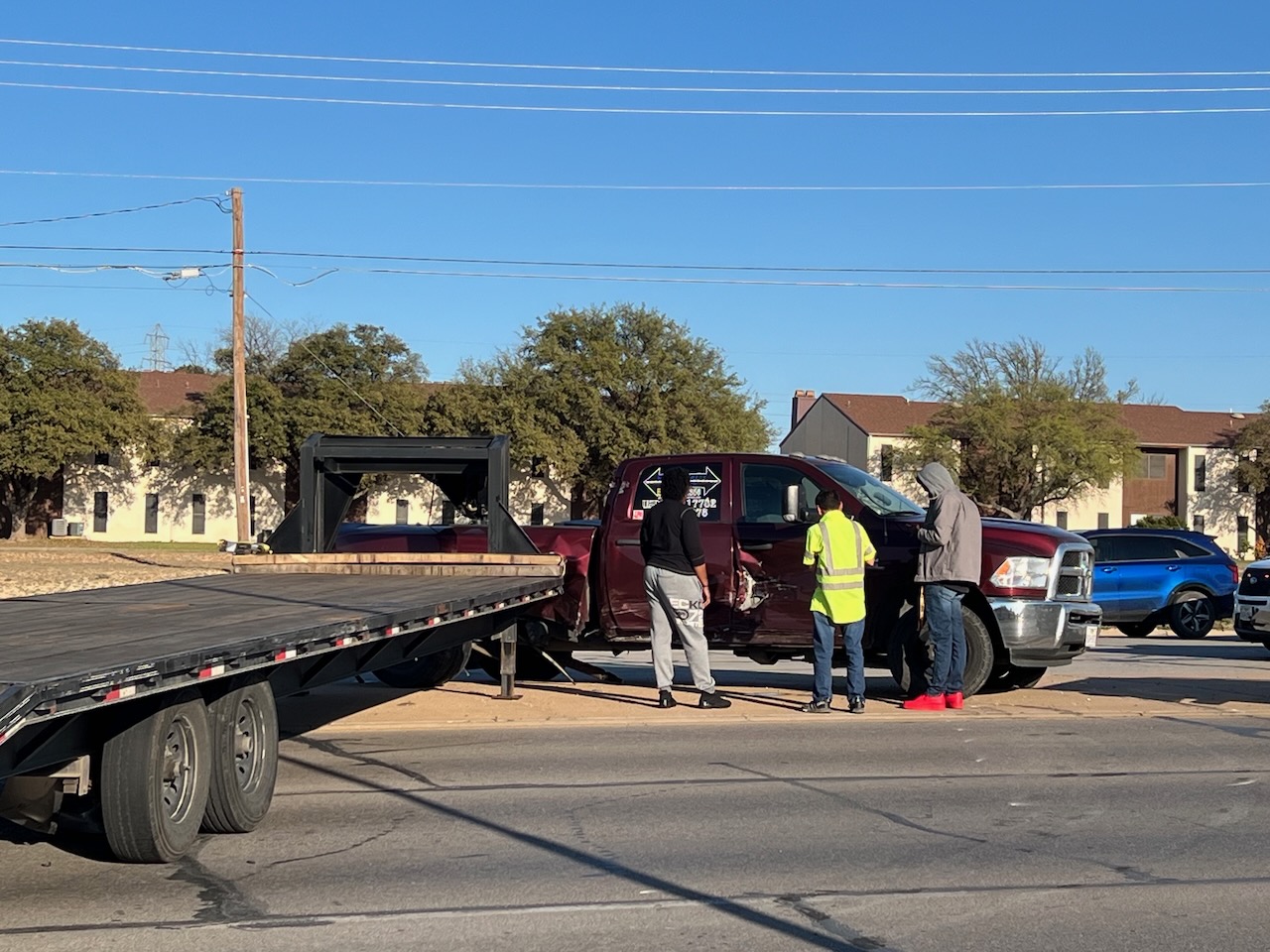 The Ram driver brazenly admitted that the traffic light had already turned a glaring red as he thundered halfway through the intersection. The Ram driver brazenly admitted that the traffic light had already turned a glaring red as he thundered halfway through the intersection.