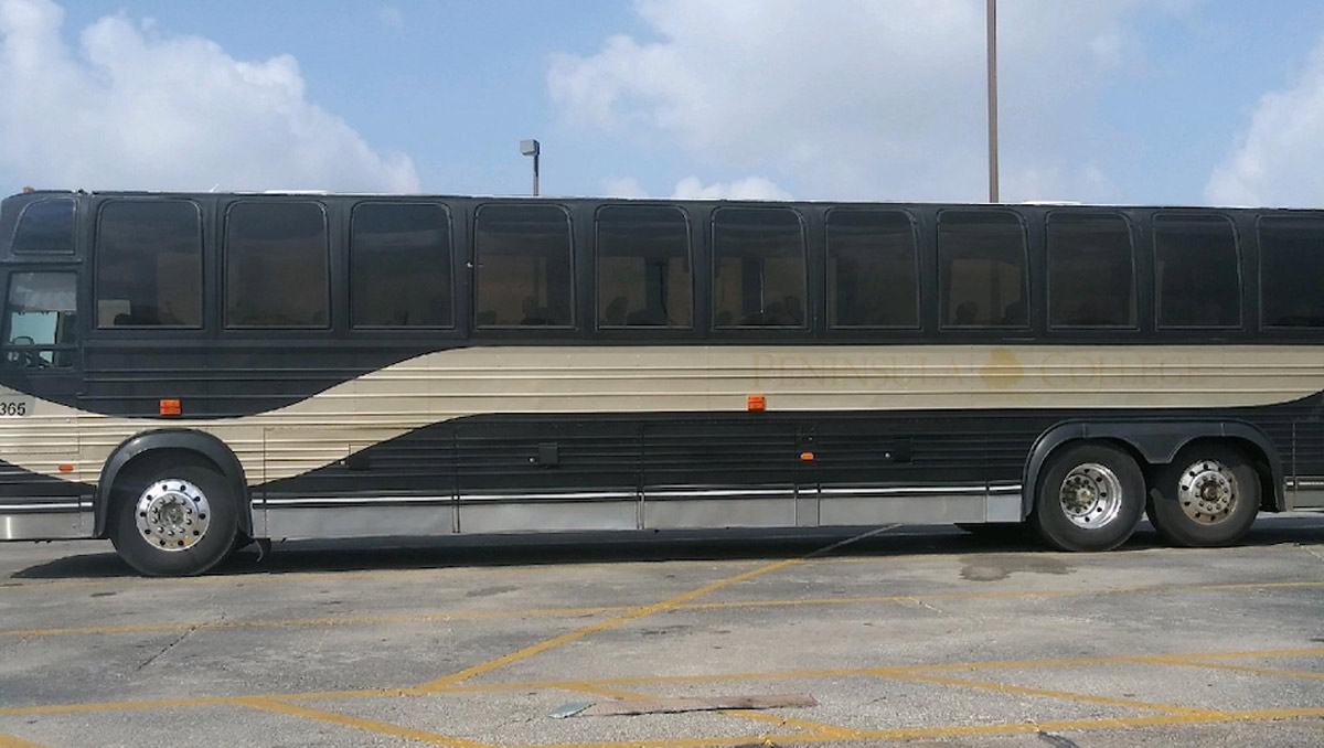 A mysterious bus full of males was unloaded at the old H-E-B parking lot on Wednesday at around 11:30 a.m. A mysterious bus full of males was unloaded at the old H-E-B parking lot on Wednesday at around 11:30 a.m.